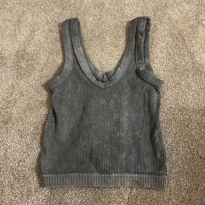gray top